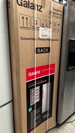 Galanz 11-Cu. Ft. Convertible Upright Freezer, Stainless Steel
