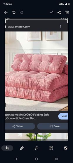 MAXYOYO Folding Sofa Convertible Chair Bed100