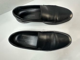 Donald J Pliner Black Leather Loafers