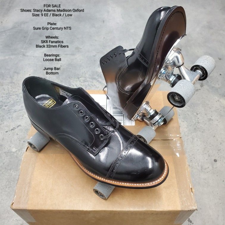 Brand New Custom Stacy Adams Roller Skates