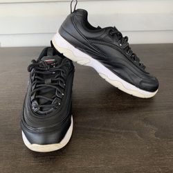 Fila 91175 Womens Running Shoes US 8 Black