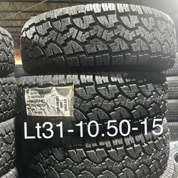 4 New Lt31-10.50-15 At