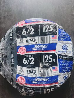Romex 6/2 125ft