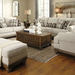 Harleson Wheat Living Room Set

