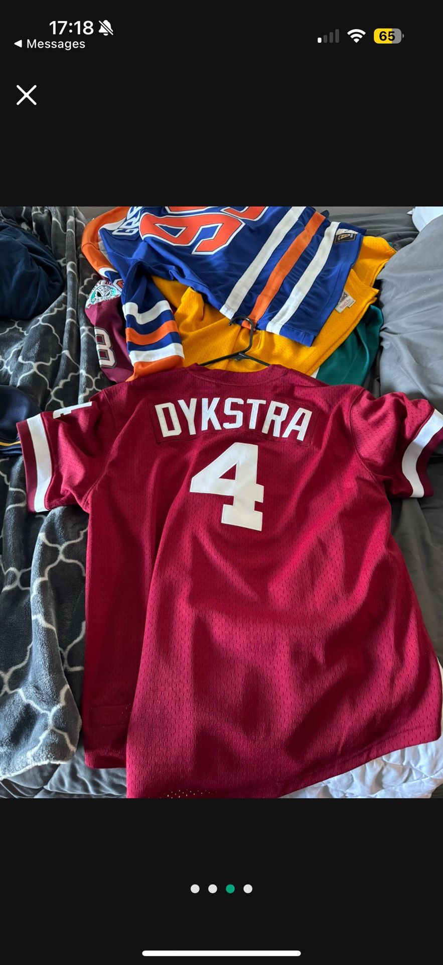 Lenny Dykstra Authentic Mitchell And Mess Jersey