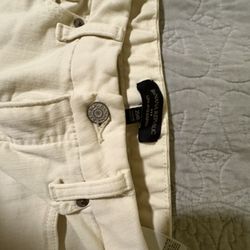 Banana Republic, cream/offwhite low rise bootcut, size25/0