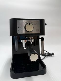 DeLonghi Stilosa Espresso Machine Black EC260BK- Turns On - Not Fully Tested