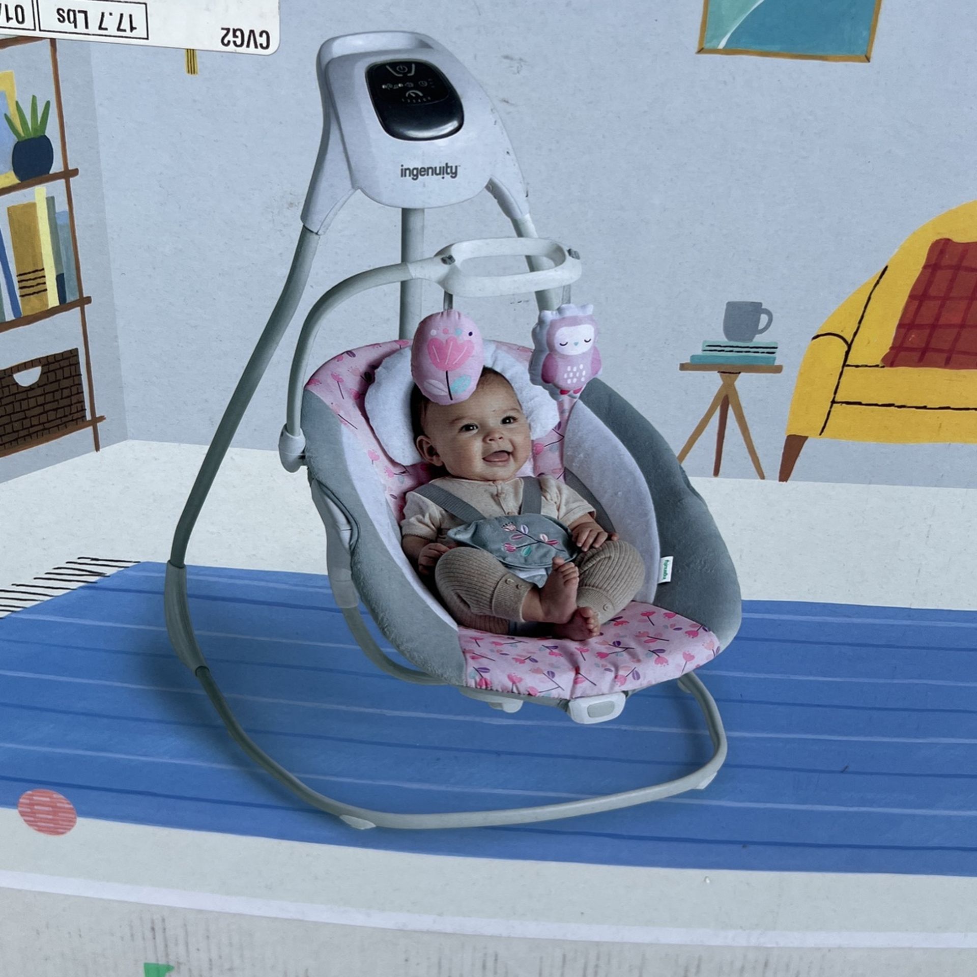 Portable Swing Ingenuity Simple Comfort Cradling Swing Baby