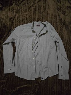 Mens gray button up. Size medium