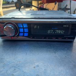 Alpine CD car stereo model E 9881
