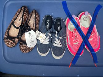 Girls shoes NWT $3.00 ea or both $5.00