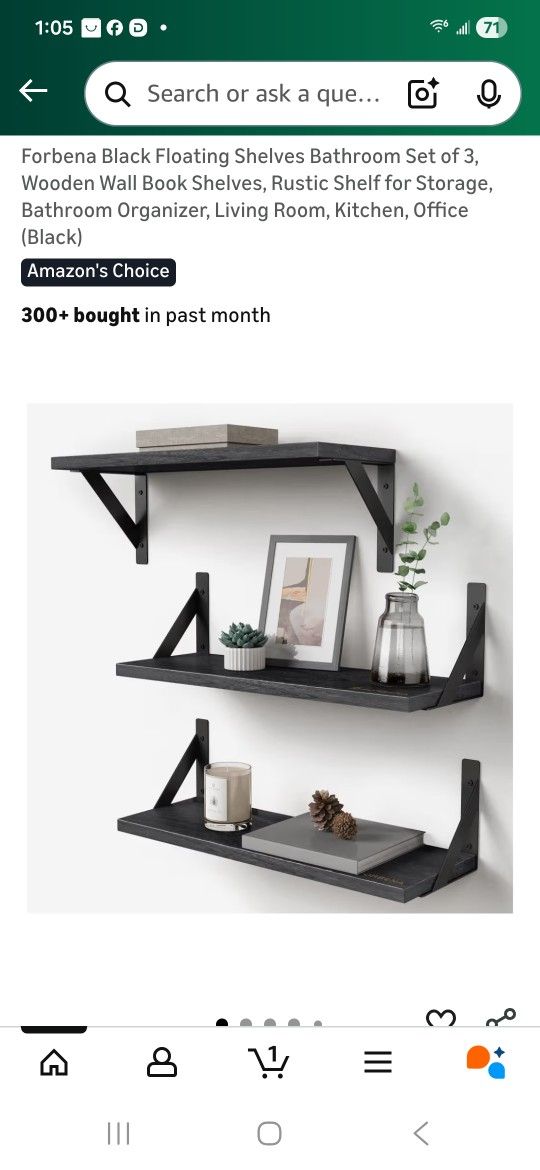 Floating Shelves Set of 3