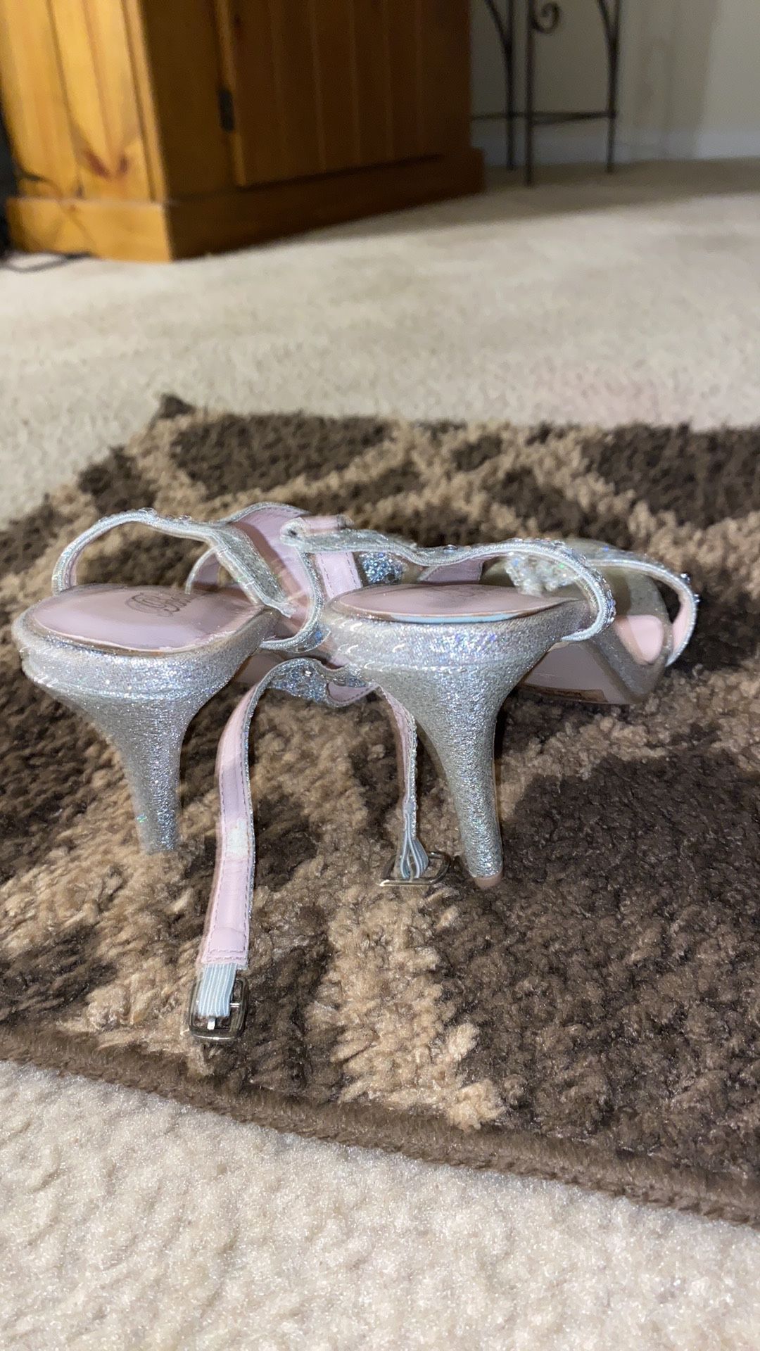 Bella Luna Silver Heels