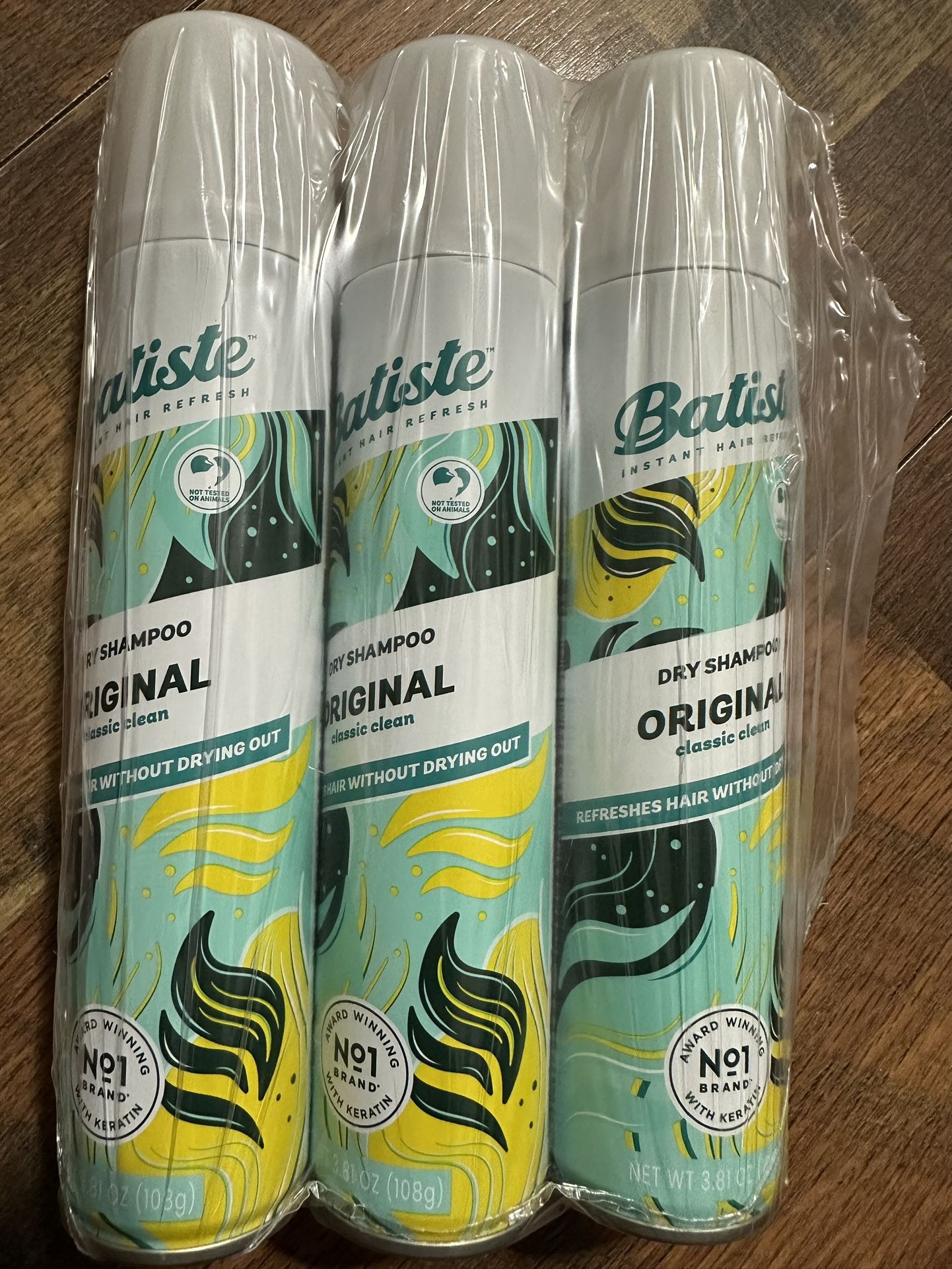 Batiste Dry Shampoo ORIGINAL (3 pack)/