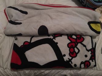 Hello kitty throw blankets