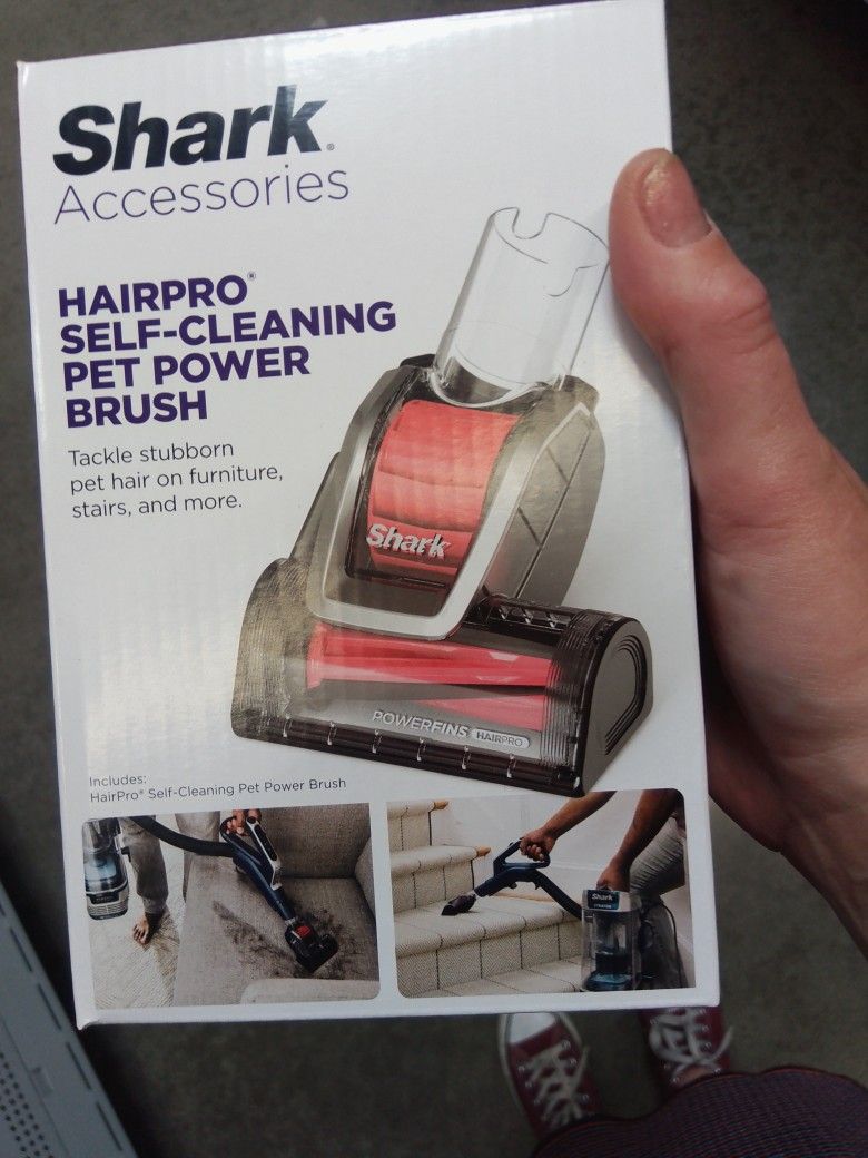 Shark Hair pro Self Cleaning Pet Power Brush