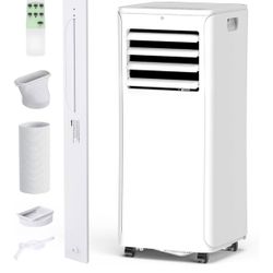 Brand new 12000 BTU Portable Air Conditioners with Digital Remote, Cools Room up to 500 sq.ft, 3-in-1 AC Units for Rooms with Installation Kit for Hom