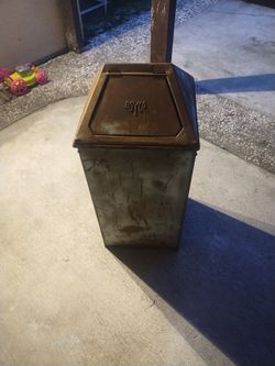 Vintage Boyco Metal Trash Can
