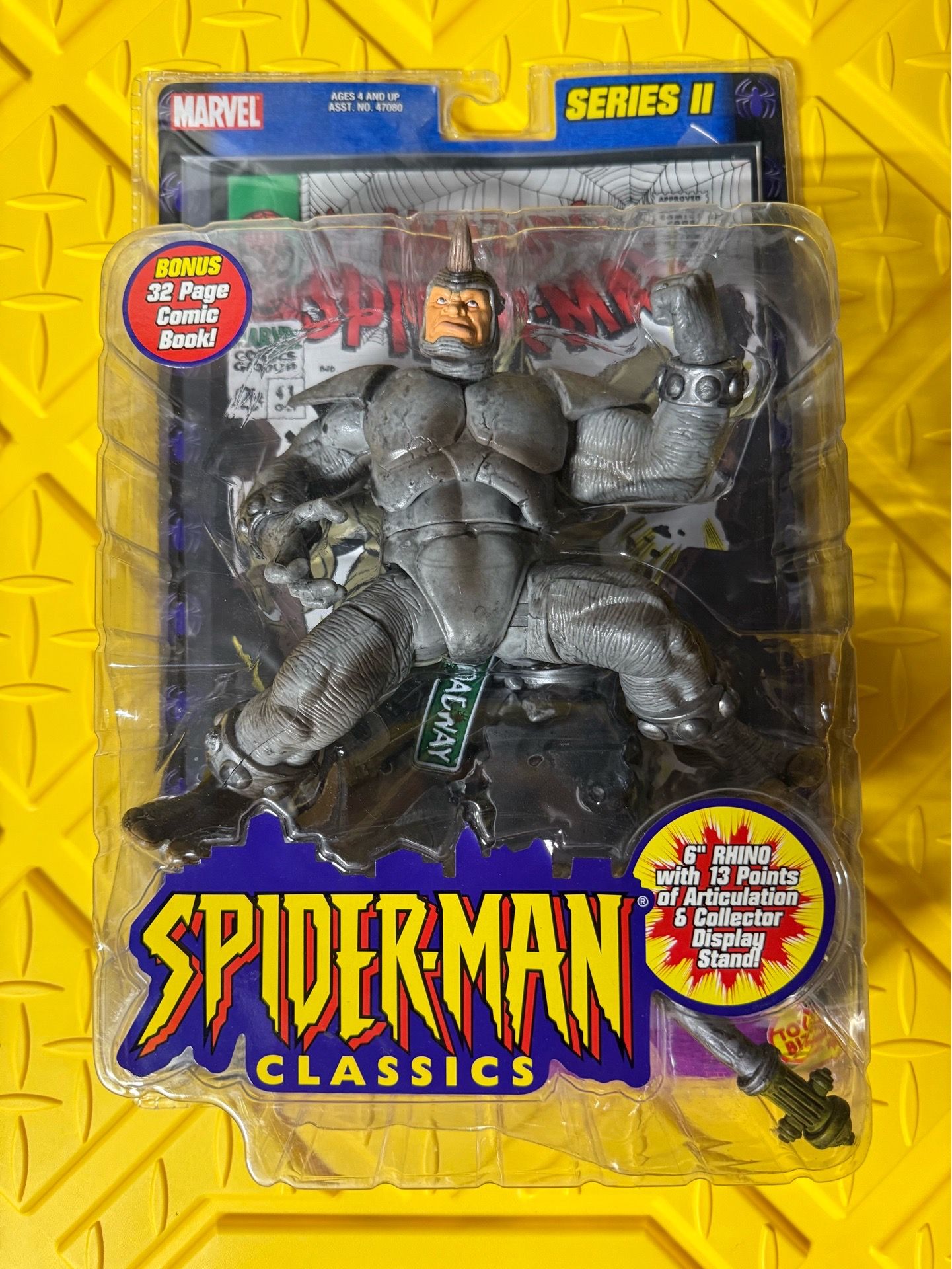 2001 Toy Biz Spider-Man Classics Series II Rhino Action Figure
