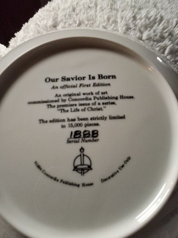 Nativity Collectors Plate