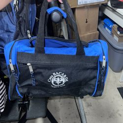 Case bicardi Puerto Rico blue and black duffle bag medium