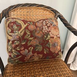 velvet vintage pillow custom made 