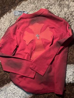 Red chrome chrome long sleeve  size s m