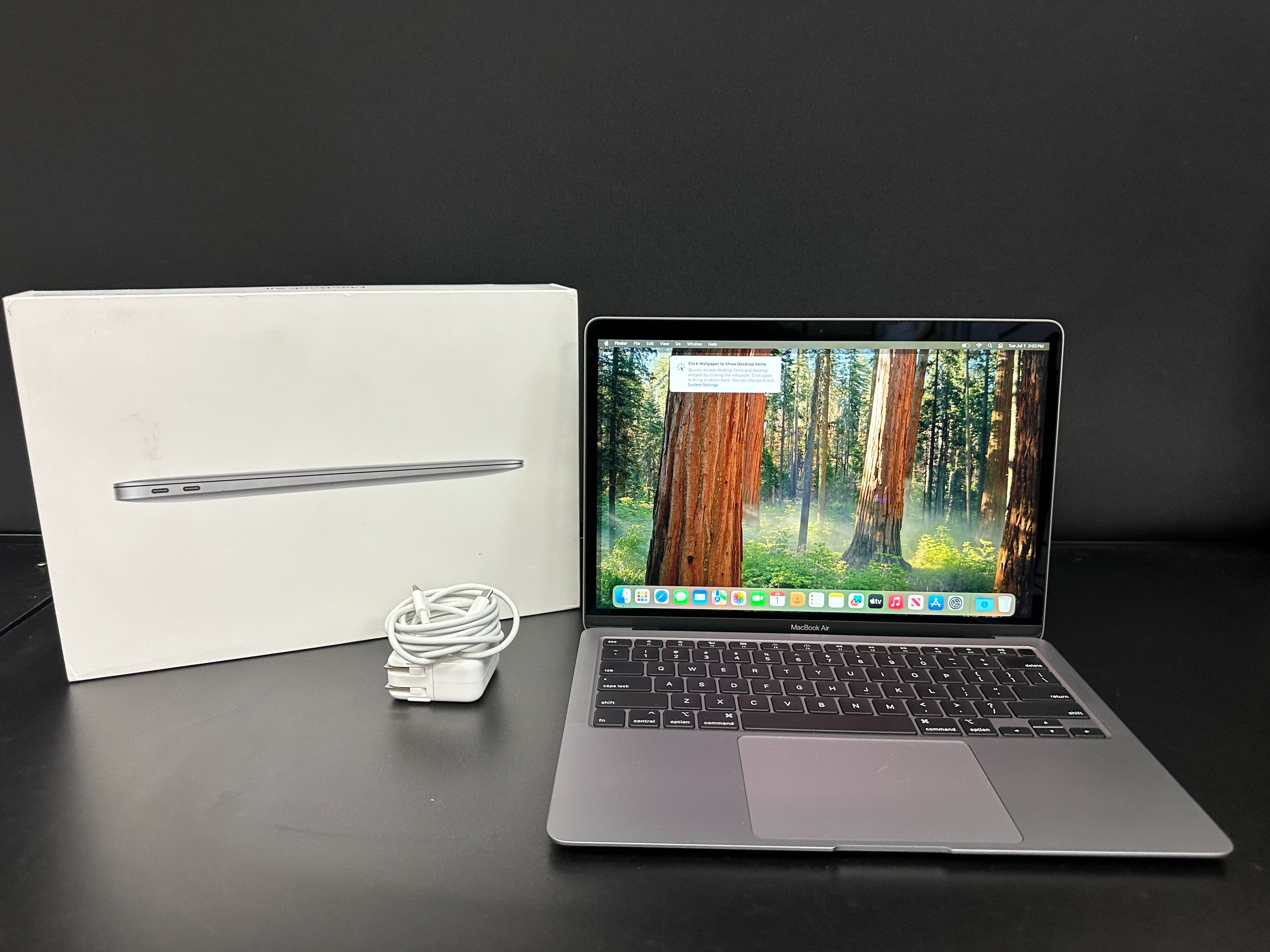 APPLE MACBOOK AIR 13" SPACE GRAY | INTEL CORE I7 | 16GB RAM | 256GB SSD |