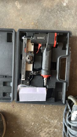 Banks, small finish nail gun