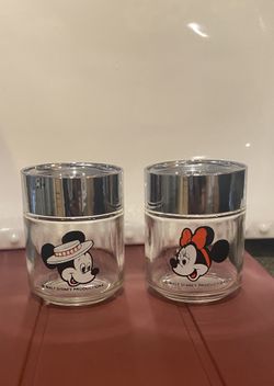 Vintage Mickey Mouse & Minnie Mouse Salt & Pepper Shakers