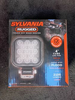 Sylvania Rugged 4" Cube LED Flood Pod