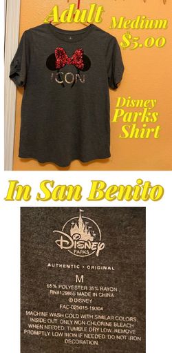 Disney Parks shirt  gray medium