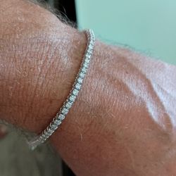 Natural Diamond Tennis Bracelet 3ct 14k