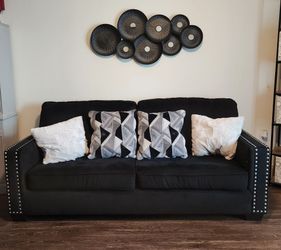 Black Sofa and Love seat