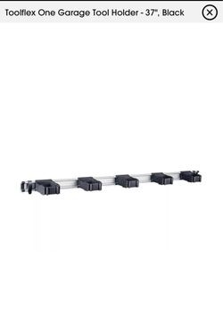 Toolflex One Garage Tool Holder 37" Black