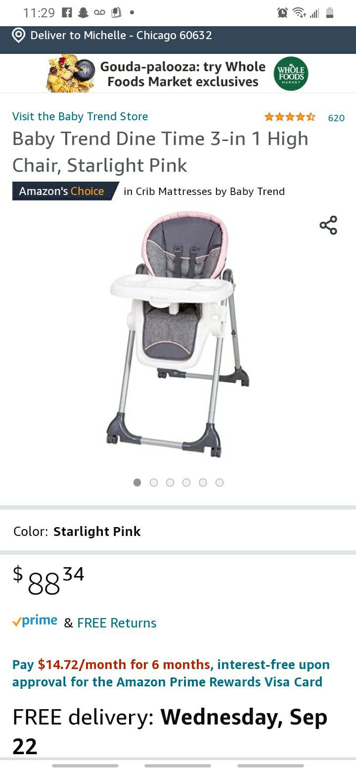 Baby trend Highchair 