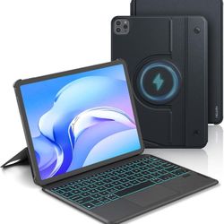 Nillkin Slim Folio Keyboard Case for iPad A16 11th 10th, Magnetic Case for iPad Air 11 inch