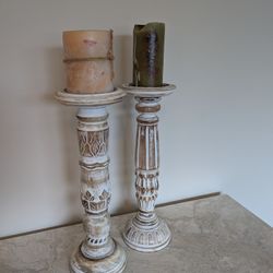 Two Decorative Candle Holders