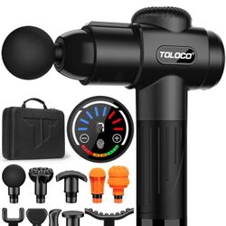 TOLOCO Massage Gun, Mothers Day Gifts, Deep Tissue Back Massage for Athletes for Pain Relief, 