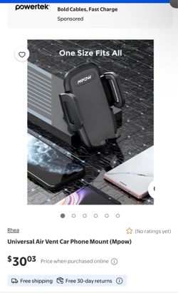 Mpow Universal Air Vent Car Phone Mount