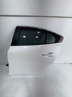 (2713) 19-25 Mazda 3 Sedan Left Rear Door 2019 2020 2021 2022 2023 2024 2025