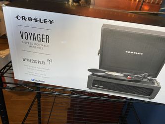 Crosley Voyager 3 Speed Portable Turntable
