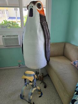 Smaller size adult Homemade Porg costume / Star Wars cosplay
