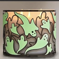 Bath and Body Ghost Candle Holder-glow in dark