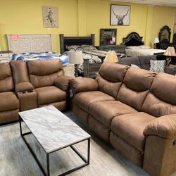 Power Reclining Sofa And Love Seat