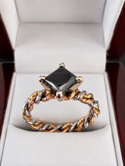 Custom Triple Braided Wedding Ring - Rose Gold, Yellow Gold & Platinum