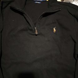 M Black Ralph Lauren Quarter Zip