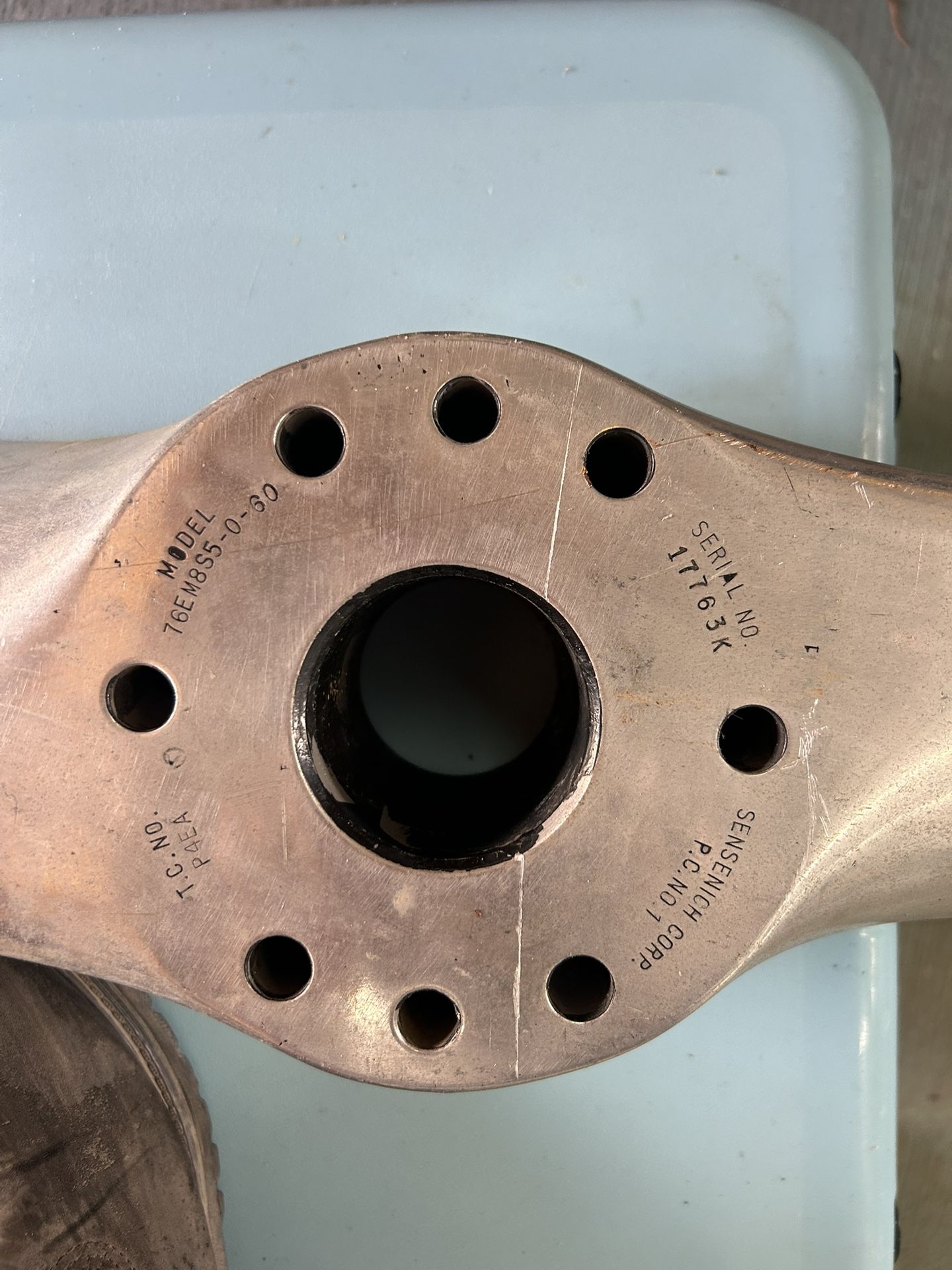 68. 1/2 Sensenich Corp Propeller