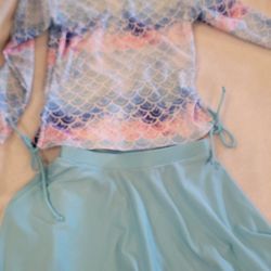Girls Rashguard Swim Suit