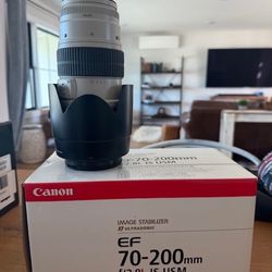 Canon EF 70-200mm f/2.8L IS III USM AutoFocus Telephoto Zoom Lens